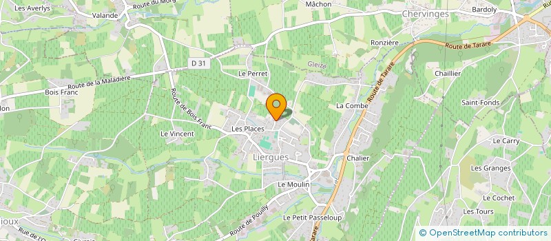 localisation de l'entreprise MADAME AGNES LONGIN à PORTE-DES-PIERRES-DOREES