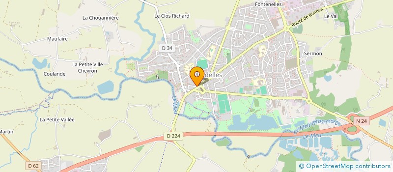 localisation de l'entreprise MADAME AGNES LOUESSARD  MORDELLES