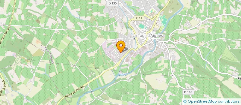 localisation de l'entreprise MADAME AGNES LUCAS  LA TOUR D'AIGUES