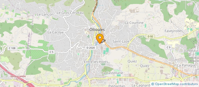 localisation de l'entreprise MADAME AGNES LUPO  OLLIOULES