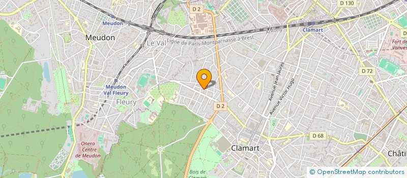 localisation de l'entreprise MADAME AGNES LUPONIS à CLAMART