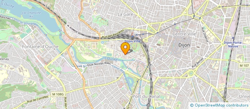 localisation de l'entreprise MADAME AGNES MAIGNIEN  DIJON