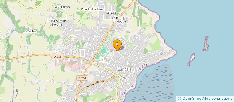 localisation de l'entreprise MADAME AGNES MALOISEL  CANCALE