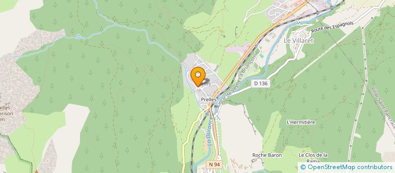 localisation de l'entreprise MADAME AGNES MANTON  SAINT-MARTIN-DE-QUEYRIERES