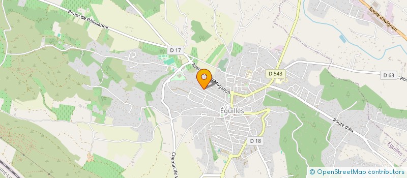 localisation de l'entreprise MADAME AGNES MANUEL DE CONDINGUY  EGUILLES