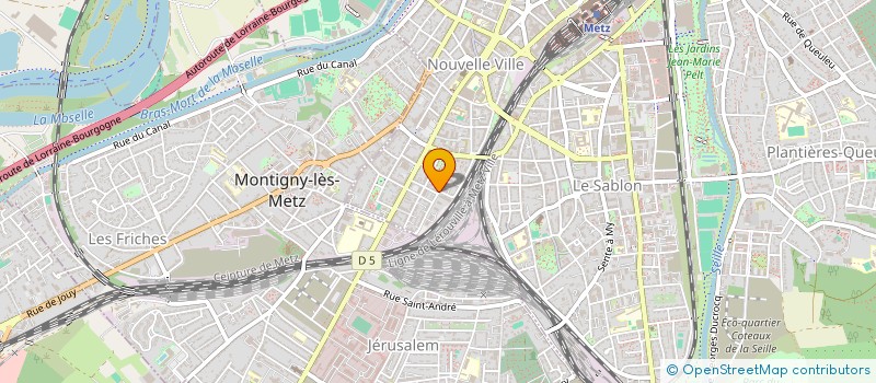 localisation de l'entreprise MADAME AGNES MARC  METZ