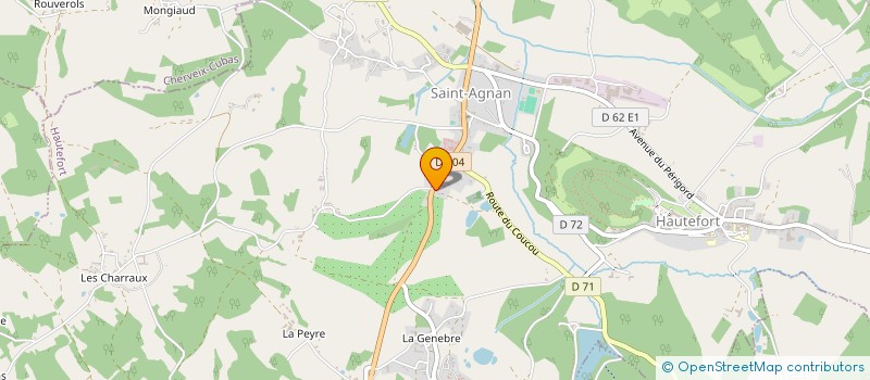 localisation de l'entreprise MADAME AGNES MARCHEIX  TOURTOIRAC