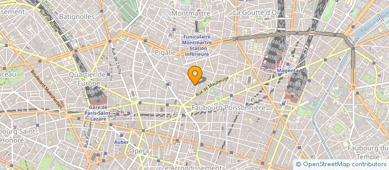 localisation de l'entreprise MADAME AGNES MARIE CECILE HOUETTE  PARIS