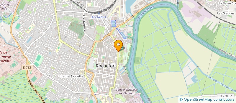 localisation de l'entreprise MADAME AGNES MARIE CHANTAL LANNELONGUE  TONNAY-CHARENTE