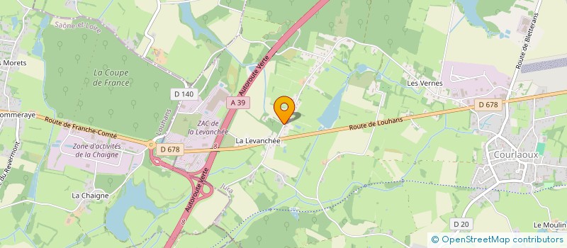 localisation de l'entreprise MADAME AGNES MARIE CLAUDE CHAMPROUX  COURLAOUX