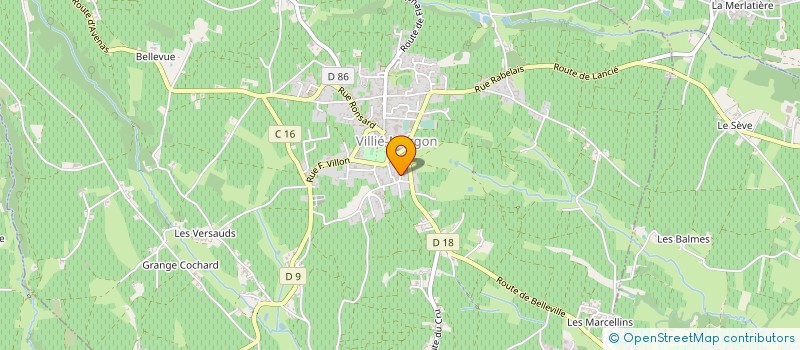 localisation de l'entreprise MADAME AGNES MARIE JOANNARD  VILLIE-MORGON