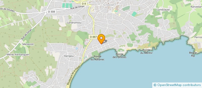 localisation de l'entreprise MADAME AGNES MARIE MADELEIN DE CIBON  CROZON