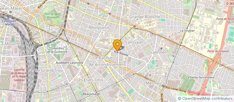 localisation de l'entreprise MADAME AGNES MARLART  LYON