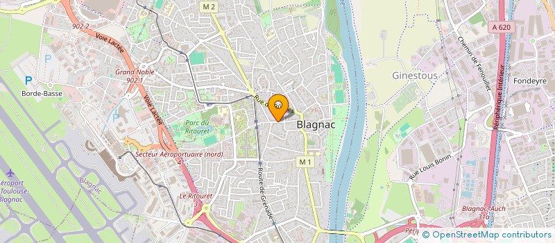 localisation de l'entreprise MADAME AGNES MARTINEZ à BLAGNAC