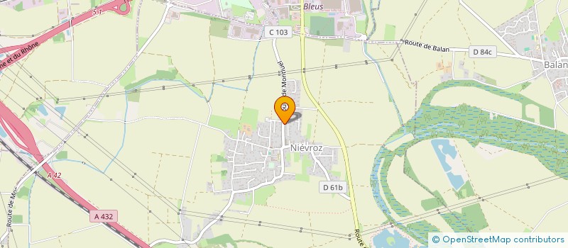 localisation de l'entreprise MADAME AGNES MARTY  NIEVROZ