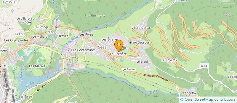 localisation de l'entreprise MADAME AGNES MASSE  MONTVALEZAN