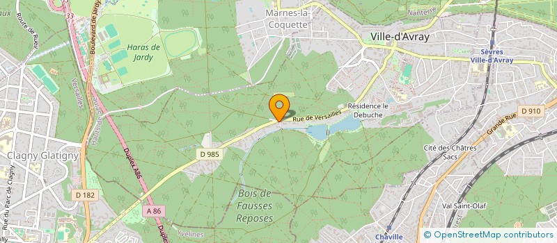 localisation de l'entreprise MADAME AGNES MATHERON à VILLE-D'AVRAY