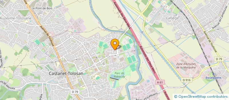 localisation de l'entreprise MADAME AGNES MATHIEU à CASTANET-TOLOSAN
