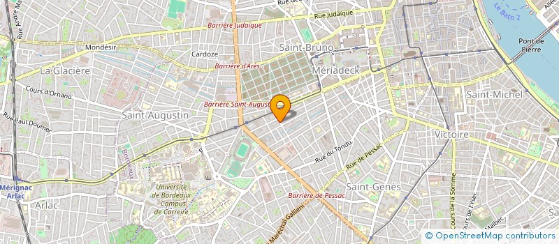 localisation de l'entreprise MADAME AGNES MAZUER  BORDEAUX