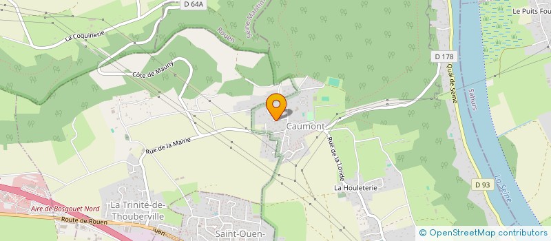 localisation de l'entreprise MADAME AGNES MENGUS  CAUMONT