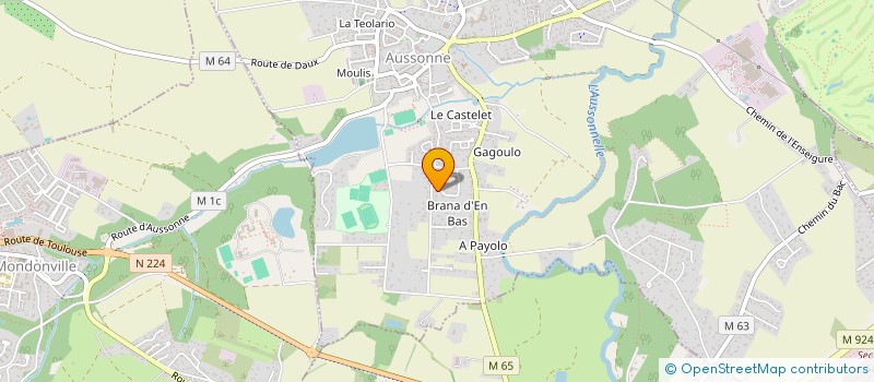 localisation de l'entreprise MADAME AGNES MERIC à AUSSONNE
