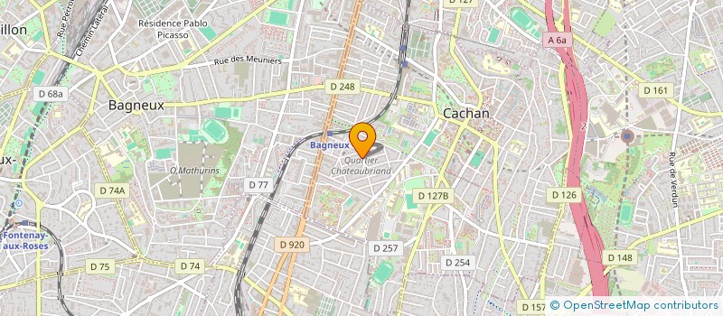 localisation de l'entreprise MADAME AGNES MEUR  CACHAN