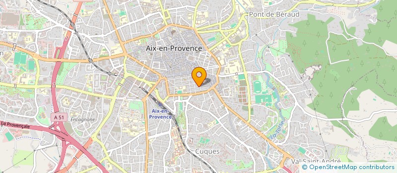 localisation de l'entreprise MADAME AGNES MILHE DE SAINT VICTOR  AIX-EN-PROVENCE