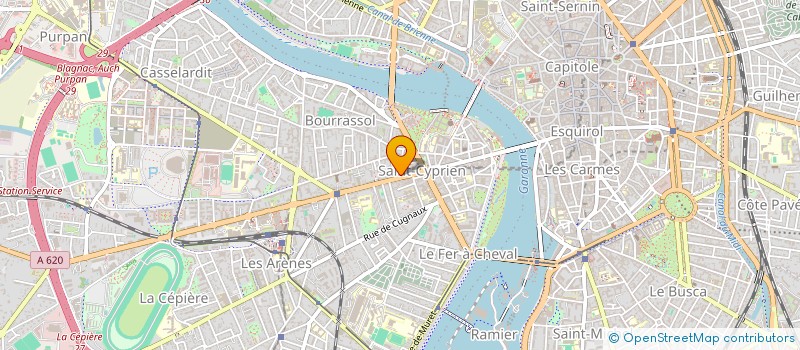 localisation de l'entreprise MADAME AGNES MILIOTI à TOULOUSE