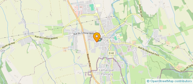 localisation de l'entreprise MADAME AGNES MONFRAY  PONTACQ