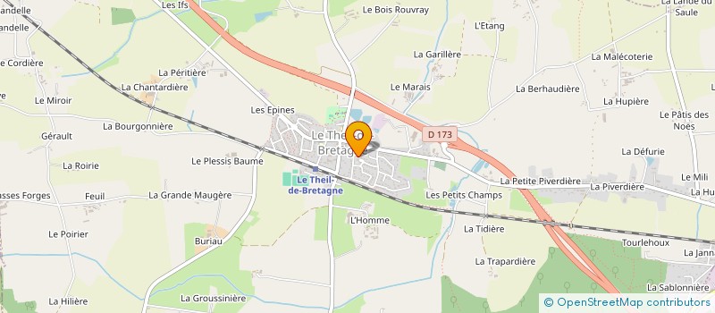 localisation de l'entreprise MADAME AGNES MONPAYS  LE THEIL-DE-BRETAGNE