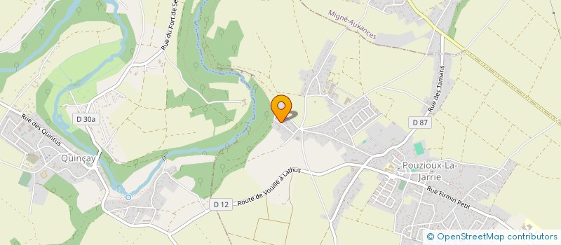 localisation de l'entreprise MADAME AGNES MONTAGNE-LECHEVREL  VOUNEUIL-SOUS-BIARD