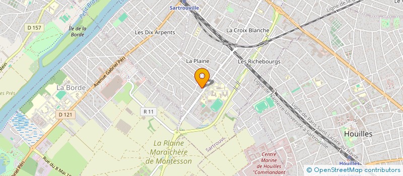 localisation de l'entreprise MADAME AGNES MONTAUT à SARTROUVILLE