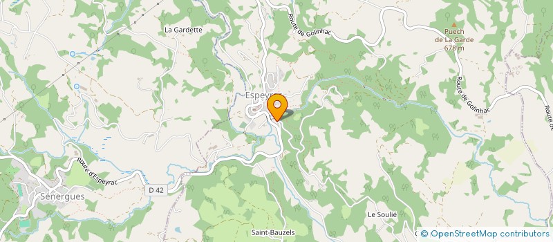 localisation de l'entreprise MADAME AGNES MONTEIL  CAMPOURIEZ