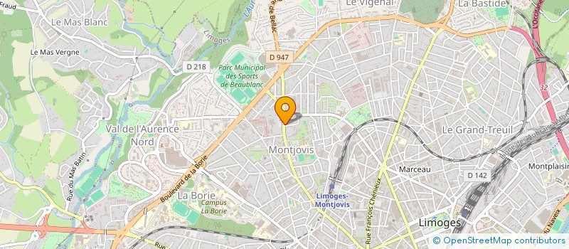 localisation de l'entreprise MADAME AGNES MORALES à LIMOGES