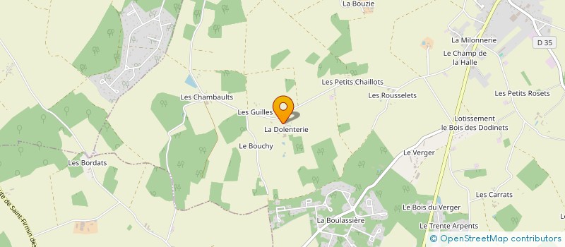 localisation de l'entreprise MADAME AGNES MOREAU à CHUELLES