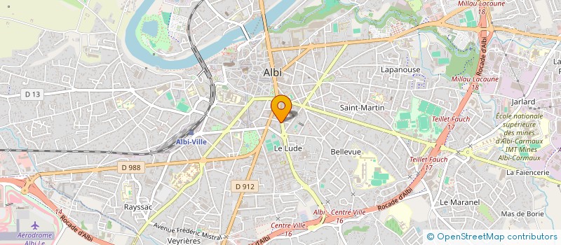 localisation de l'entreprise MADAME AGNES MORETTI à ALBI