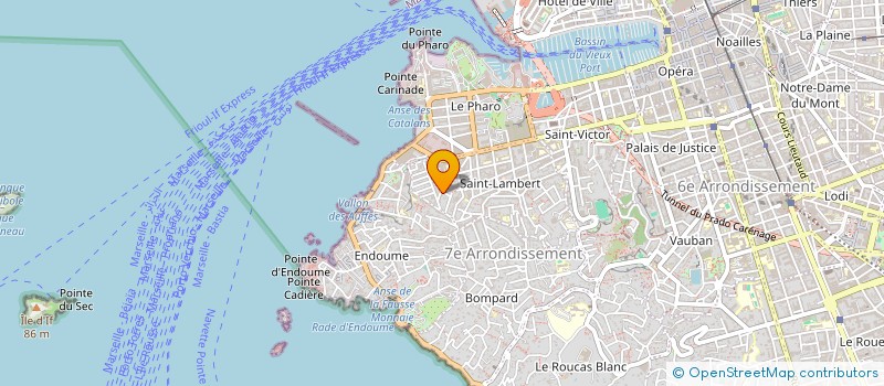 localisation de l'entreprise MADAME AGNES MORETTI à MARSEILLE