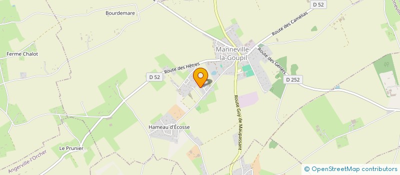 localisation de l'entreprise MADAME AGNES MORU  MANNEVILLE-LA-GOUPIL