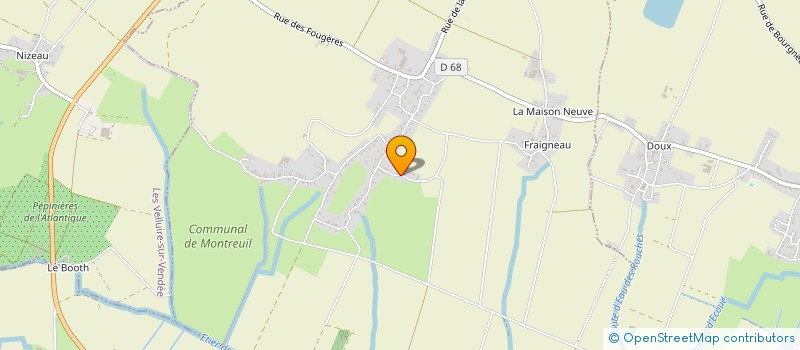 localisation de l'entreprise MADAME AGNES MOULIN à MONTREUIL