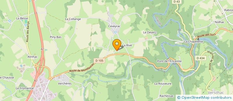 localisation de l'entreprise MADAME AGNES MOULIN à YSSINGEAUX