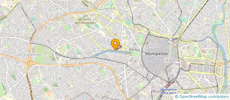localisation de l'entreprise MADAME AGNES MOURIER à MONTPELLIER