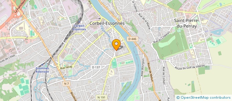 localisation de l'entreprise MADAME AGNES MOUSTIN à CORBEIL-ESSONNES