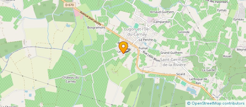 localisation de l'entreprise MADAME AGNES NADAL  LUGON ET L ILE DU CARNEY