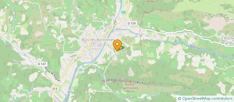 localisation de l'entreprise MADAME AGNES NEYRON DE MEONS à LA PENNE SUR L'OUVEZE