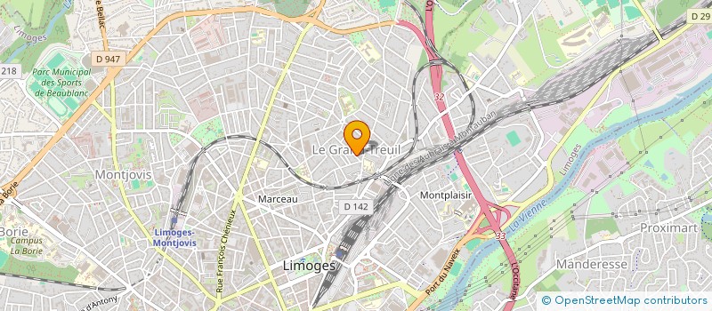 localisation de l'entreprise MADAME AGNES NICOT  LIMOGES