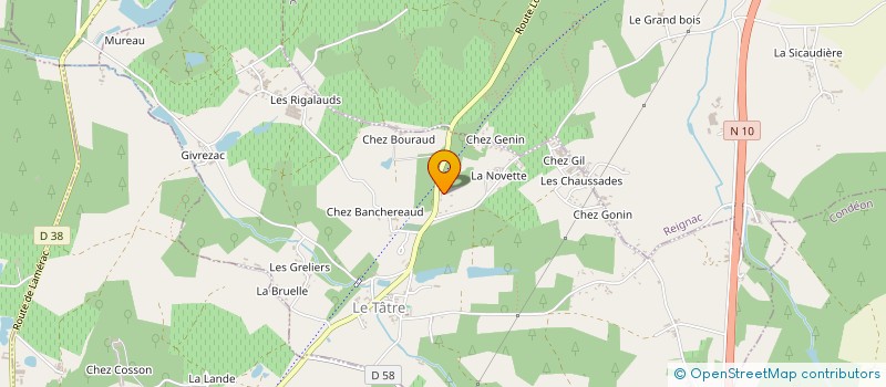 localisation de l'entreprise MADAME AGNES NORMANDIN à CHANTILLAC