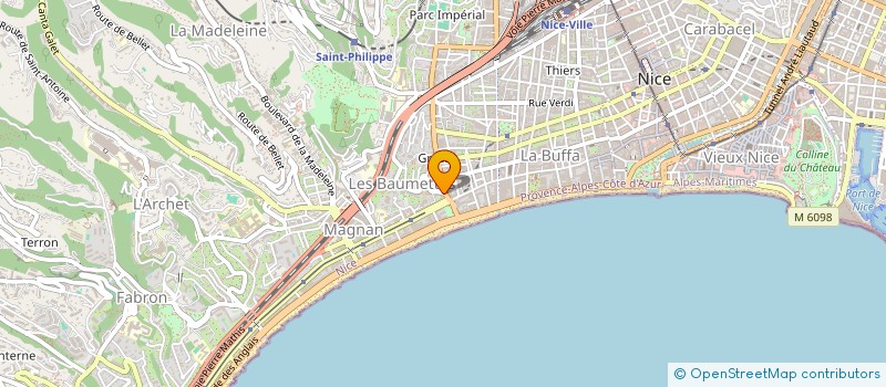 localisation de l'entreprise MADAME AGNES OLIVARES  NICE