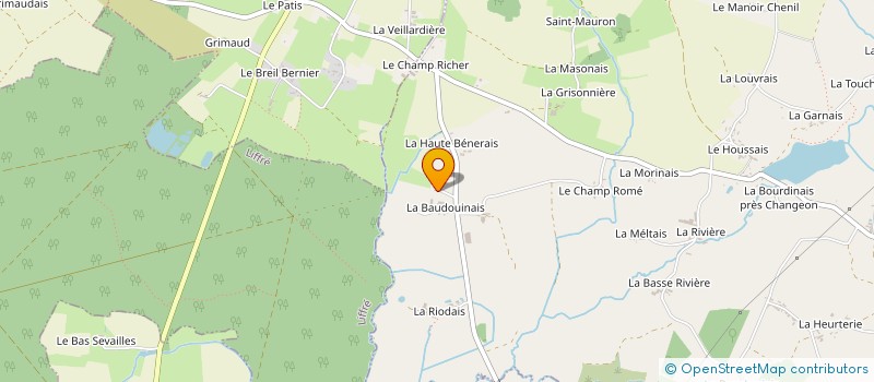 localisation de l'entreprise MADAME AGNES OZENNE  LIVRE-SUR-CHANGEON