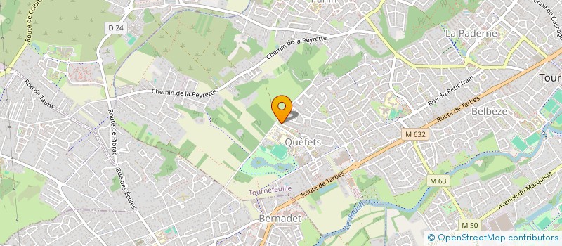 localisation de l'entreprise MADAME AGNES PAGAND  TOURNEFEUILLE