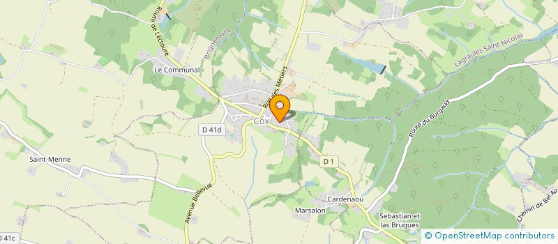 localisation de l'entreprise MADAME AGNES PAGET  CADOURS